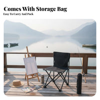 Quick Folding foldable Stool Lightweight Miniature foldable Stool space-saving Camping Seat Includes Carrying Bag for Campers, journeyers, Fishing, Hiking, journey, outdoor dinings