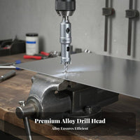 6 Pieces Alloy Hole Opener High Hardness Set Wear Resistant Metal Cutting Boring Tool for DIY Enthusiasts, Home Renovation, Carpentry, Garage