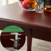 Printed Markings Square Table Raised Rim Game Table Built-in Drawer Gaming Furniture Wood Frame