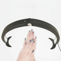 Half Shadowed Arch Lamp Lash Light Professional Arch Lamp with Flat Base for Estheticians, Makeup Vanity, Tattoo Studio