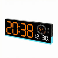 LED Wall Timepiece Minimalist Digital Wall Timepiece Slim