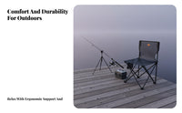 Lightweight Collapsible Mesh Chair Ultralight Camping Stool Compact Design Portable Seating Quick Folding for Fishermen, Picnickers, Fishing, Picnics, Hiking, Travel