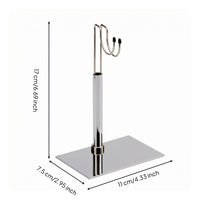 1/6 Scale Action Figure Stand Rectangular Base Action Figure Stand Metal