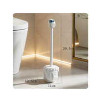 Toilet Brush with Buddha Holder Upright Buddha Toilet Brush Stand Modern Sturdy for Bathroom, Guest Bath