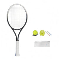 27-Inch Single Player Tennis Practice Racket Round Head Solo Tennis Practice Racket Wrapped Handle Solo Practice Racket Anti-Slip Grips for Beginners