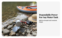 Electric Powered Underwater Thruster Energy-Saving Brushless Thruster Kit High Thrust Trolling Engine Quiet Operation for Aquaculture Workers, DIY Enthusiasts, Aquatic Lifeing, Kayaking, Lure Delivery, Calm Waters