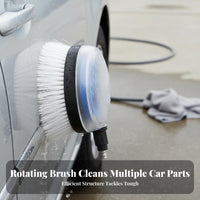 Rotating Car Wash Brush Quick Connect Pressure Washer Brush Attachment No Electricity Needed Non-Non-Scratching