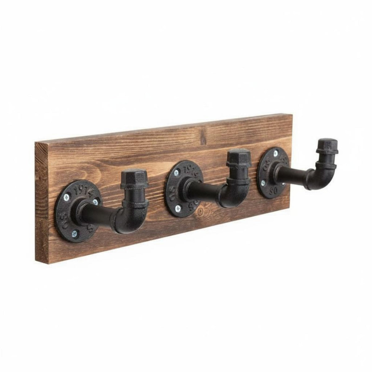 3 Hook Coat and Hat Rack Heavy Duty Wall Mounted tube Hook Rack Multi-Purpose Household Storage for Bedroom, Bathroom