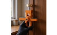 Aluminum Alloy Cabinet Door Installation Clamp Adjustable Cabinet Door Positioning Clamp Measurement Scale Panel Aligner Textured Pads