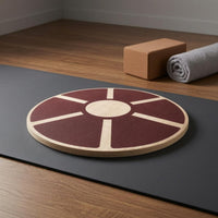 PP Bottom Round Wooden Balance Board Rounded Base Round Wobble Board High Load Capacity