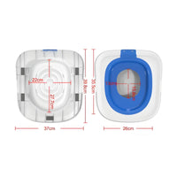 Cat Toilet Training Aid with Removable Tray Two-Layer Cat Toilet Training Device with Hinged Training Rim Pet Supplies Hygienic