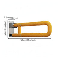 Heavy Duty Toilet Support Bar Rustproof Anti-Slip Shower Grab Bar Wall Mounted Bath Aid for Seniors