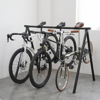 Bike Stand with Folding Frame Foldable Freestanding Bike Stand Anti-Slip Cycle Parking Rack for Workshop