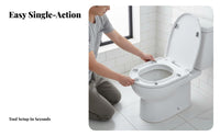 2-in-1 Toilet Seat gentle-close 2-in-1 toilet training Seat Easy Installation Bathroom Fixture for Families, young children, Home