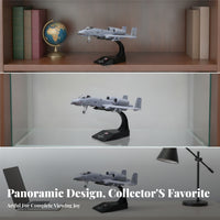 Close Air Support Model Airplane Light Gray 1:100 Scale A-10 Airplane Printed Markings Display Plane for Collectors
