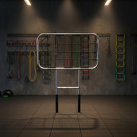 Freestanding Volleyball Training Aid Metal Frame Volleyball Training Target Rope Grid Blocking Drill Target Cylindrical Support
