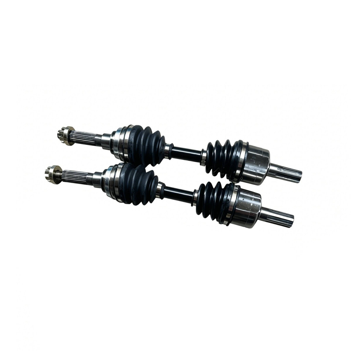 Splined Ball-Cage Drive Shafts Fatigue Tested Drive Shafts with CV Boots Long-Lasting CV Axle Shaft Assembly Dustproof for Mechanics, ATV Riders, Go-Kart Building