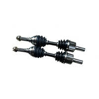 Splined Ball-Cage Drive Shafts Fatigue Tested Drive Shafts with CV Boots Long-Lasting CV Axle Shaft Assembly Dustproof for Mechanics, ATV Riders, Go-Kart Building