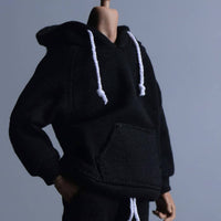 1/12 Scale Hoodie Set Trendy Design 6 Inch Figure Outfit Fashionable Design 6-Inch Figure Clothes for Hobbyists