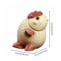 Aquatic Tea Pet Handmade Tea Pet Figurine Vivid Home Decor Decoration for Teahouse