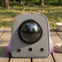 Pet Outing Bag Ventilated Small Pet Carrier Rounded Body