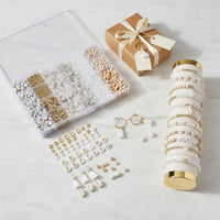 Natural Stone Beads DIY Bead Jewelry Set Vibrant Assortment DIY Jewelry Bead Set Organized Storage Box Bracelet Making Kit Great Gift Idea for Girls, Teens, Adults, Party Activity