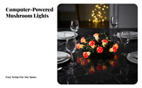 LED Mushroom Cute Fairy Lights, Room Holiday Lights