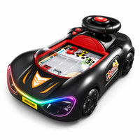 Steering Wheel Racing Car Toy Light-up Racing Steering Wheel Toy Tabletop Game Sturdy Realistic for Children, Desktop, Playroom