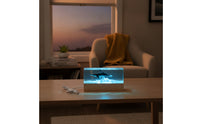 Marine Life Marine Mammal Night Light Wooden Killer Whale Resin Ocean Lamp Ambient Resin Ocean Lamp Compact for Desk