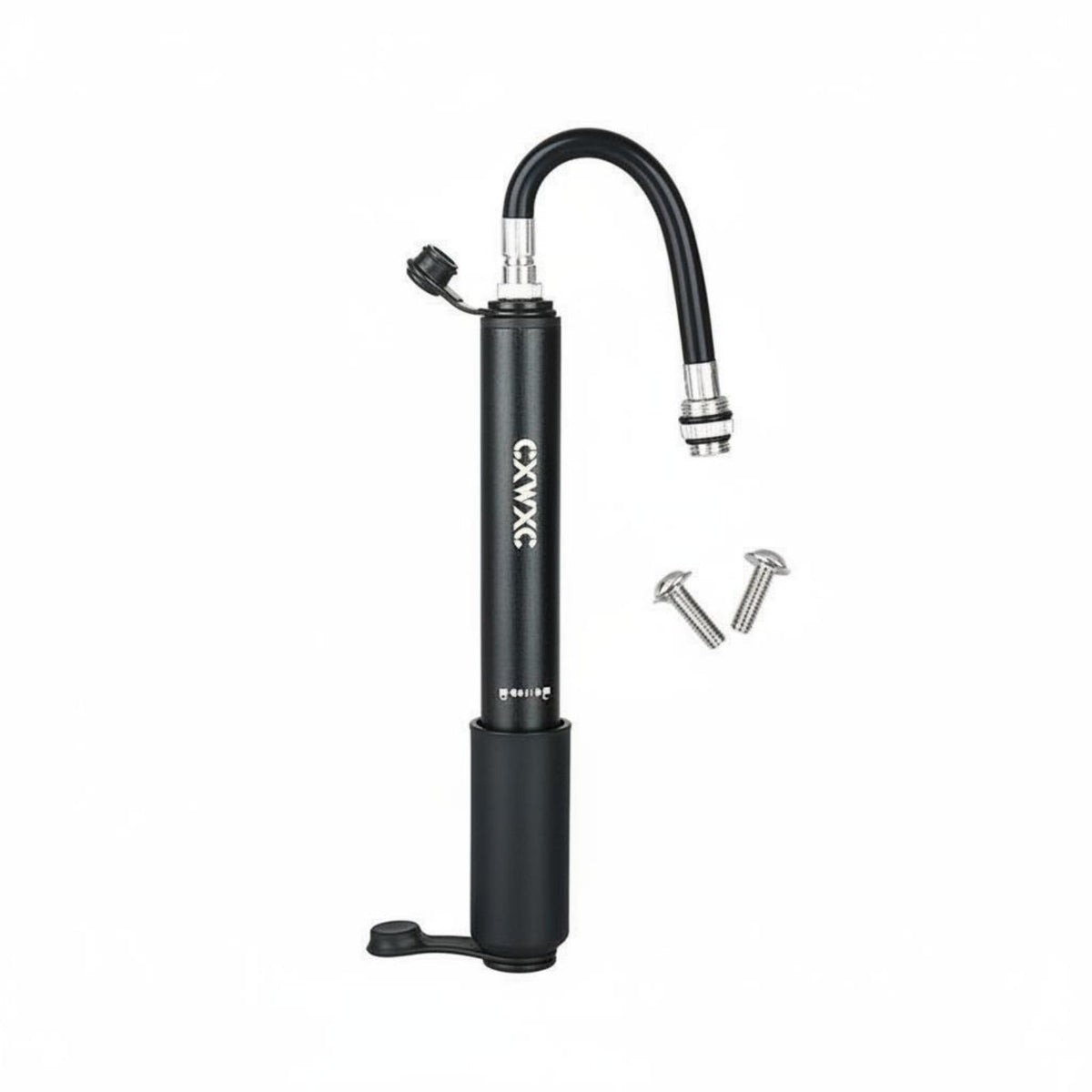 twinHead Cycle Pump Rotating Lock Cycle Hand Pump Frame Mount Lightweight for Cycling