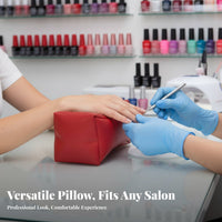 Double Use Manicure Hand Pillow Removable and Washable Nail Art Hand Rest Multi-Purpose for Manicurists, DIY Enthusiasts, Beauty Spa, Home