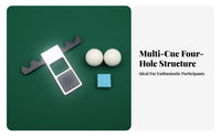 4-Cue Holder 4-Cue Billiard Rest Easy to Use for Game Room, Bar, Tournaments
