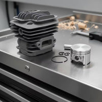 48mm Cylinder Kit with Piston Stable Operating Temperature Cylinder Head with Piston Finned Part Heat Dissipation for Mechanics