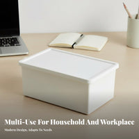 Compartment Container with Dividers transparent Design Lidded Compartment organizer