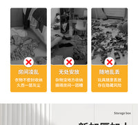 大容量超大透明收纳箱带轮家用衣服整理箱玩具储物箱医药收纳盒子 透明透盖【中号】29.5*21.2*17.3cm 增韧升级版