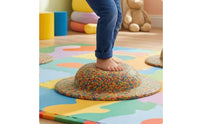 Contoured Kids Balance Training Board Textured Surface Stepping Balance Board Non-Slip Children's Exercise Equipment Long-Lasting