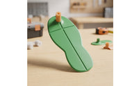 Portable Golf Hitting Mat with Tee Compact Golf Mat with Rubber Tee Foldable Rollable for Beginners, Juniors, Home, Backyard