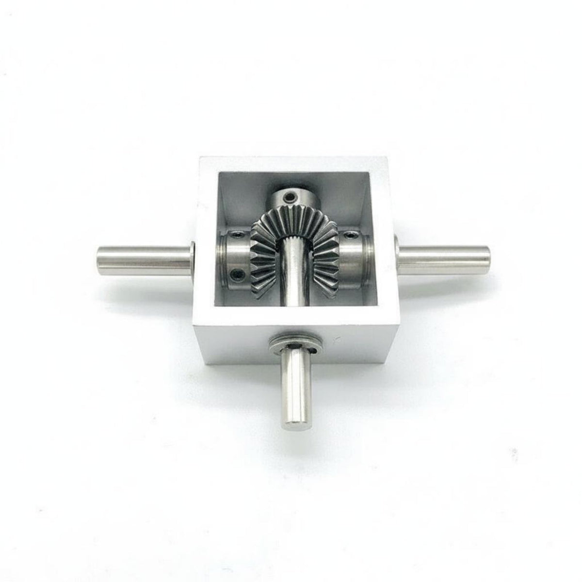 Right Angle Gearbox Lightweight Bevel Gear Unit Easy to Install Machine Part