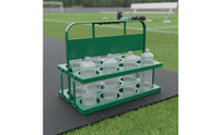 8 Cup Drink Carrier with Handle Foldable Grape Beverage Rack Reusable Drink Storage for Picnic, Party, Travel