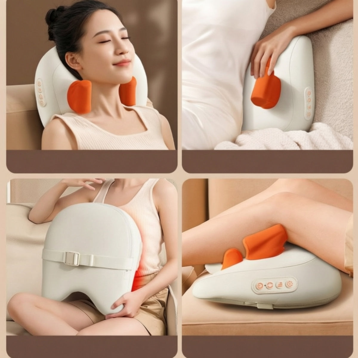 Electric Massage Tool Curved Neck and Back Versatile Neck and Shoulder for Home, Office