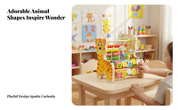 Educational Preschool Math Learning Toy Multi-Functional Multifunctional Abacus Toy Solid Wood Construction for Preschoolers, Kindergarten