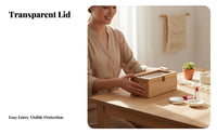 Woven Decorative Box Vintage Design Household Storage Multipurpose for Bedroom