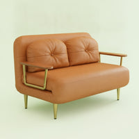 Folding Sofa Bed Padded Sofa with Pull out Bed Fold out Floor Couch Sleek Space-Saving for Guests, Small Apartments