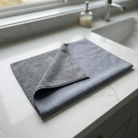500 GSM Microfibre Cloth and Car Drying Towel, Absorbent Car Cloth for Detailing, Gray Coral Fleece Multi-Purpose Cleaning Tool