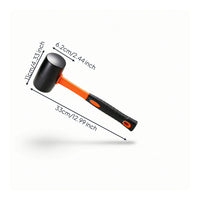 Rubber Mallet Non-Marring Installation Hammer Double-Faced for Home Improvement