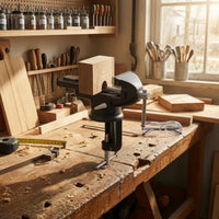 Stable Style Bench Vise Compact Bench Vise with Rotating Base Sturdy 360-Degree for Metal Repair