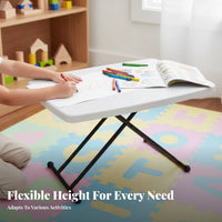 Foldable Design Adjustable Laptop Table Multi-Purpose Adjustable Bed Tray Sturdy Construction Portable Furniture Eron the movenomic for Students, Remote Workers, Adults, Home Office, Bedroom, Dorm Room, Couch