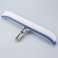 Curved Pool Brush Long-Lasting Pool Brush with Aluminum Back Deep Clean