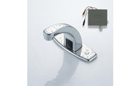 Automatic Sensor Faucet Infrared Sensing Brass Sensor Faucet Water Fixture Battery Powered Curved Spout