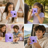2.4-Inch Screen Instant Print Camera Portable Children's Camera 1080P Multifunctional for Classroom